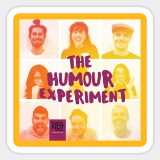 The Humour Experiment Podcast Cover Sticker